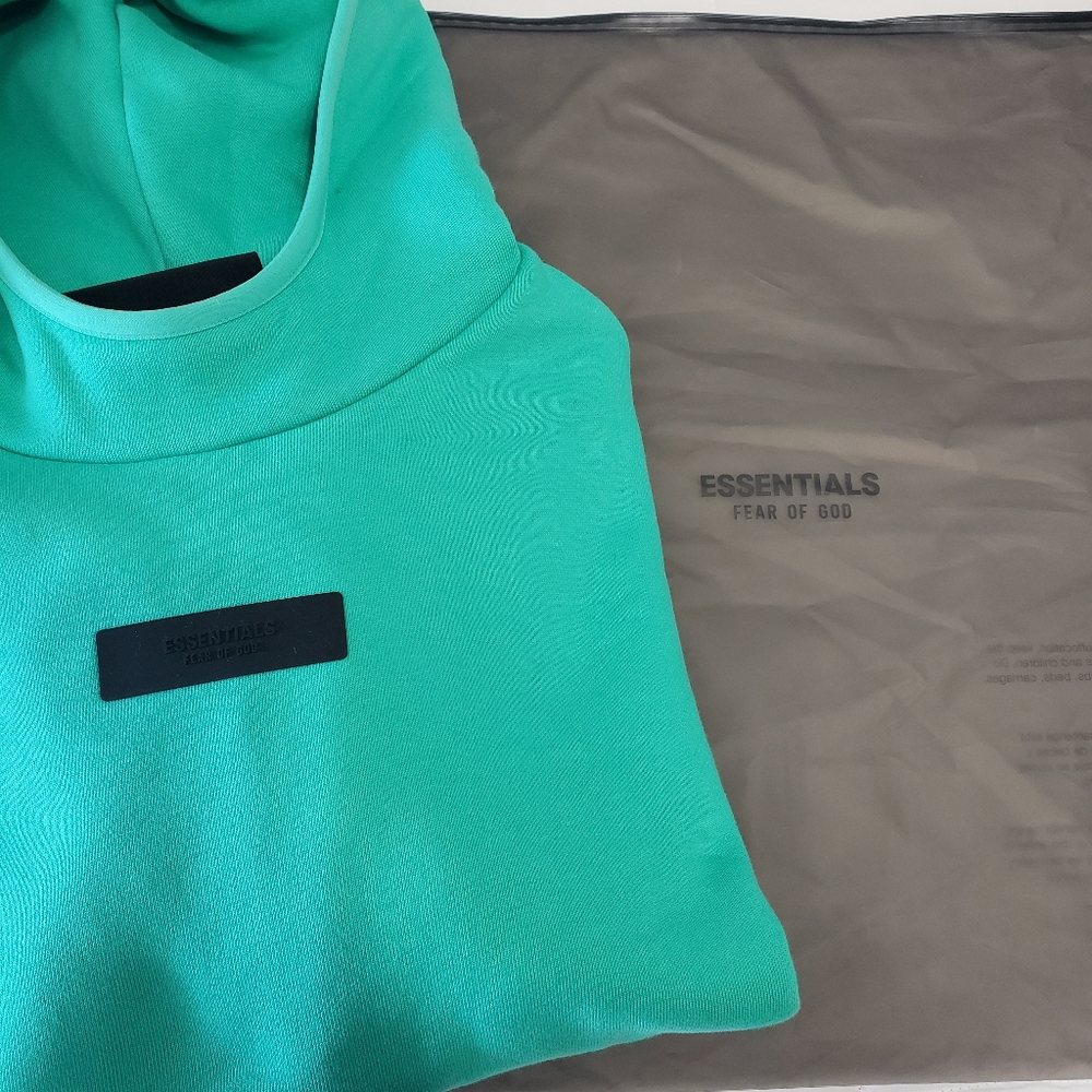 Essentials Fear of God Mint Leaf Hoodie Mens S